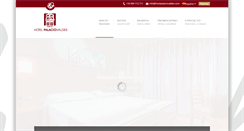 Desktop Screenshot of hotelpalaciovaldes.com